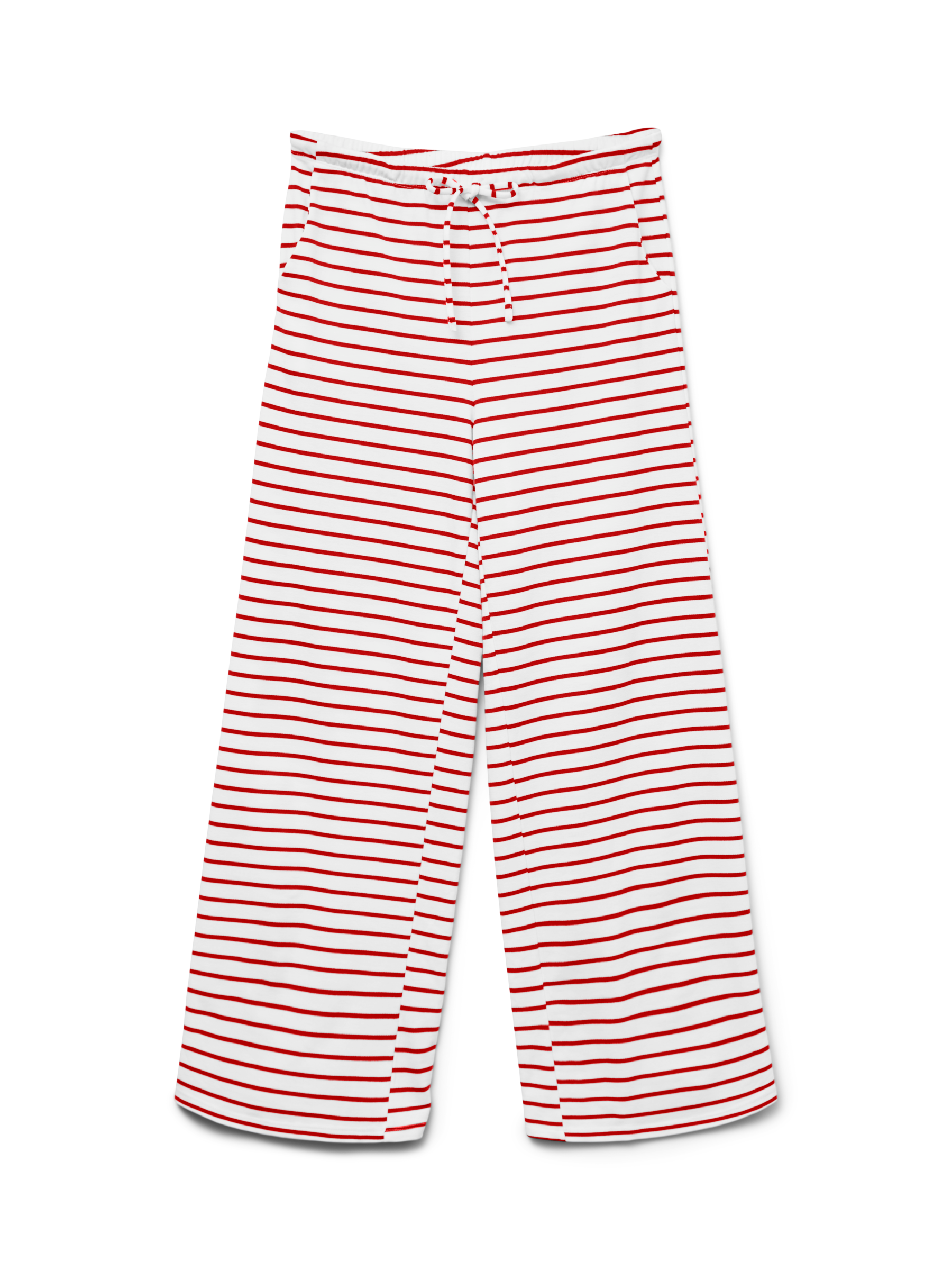 Alma wide pant star white/red stripes