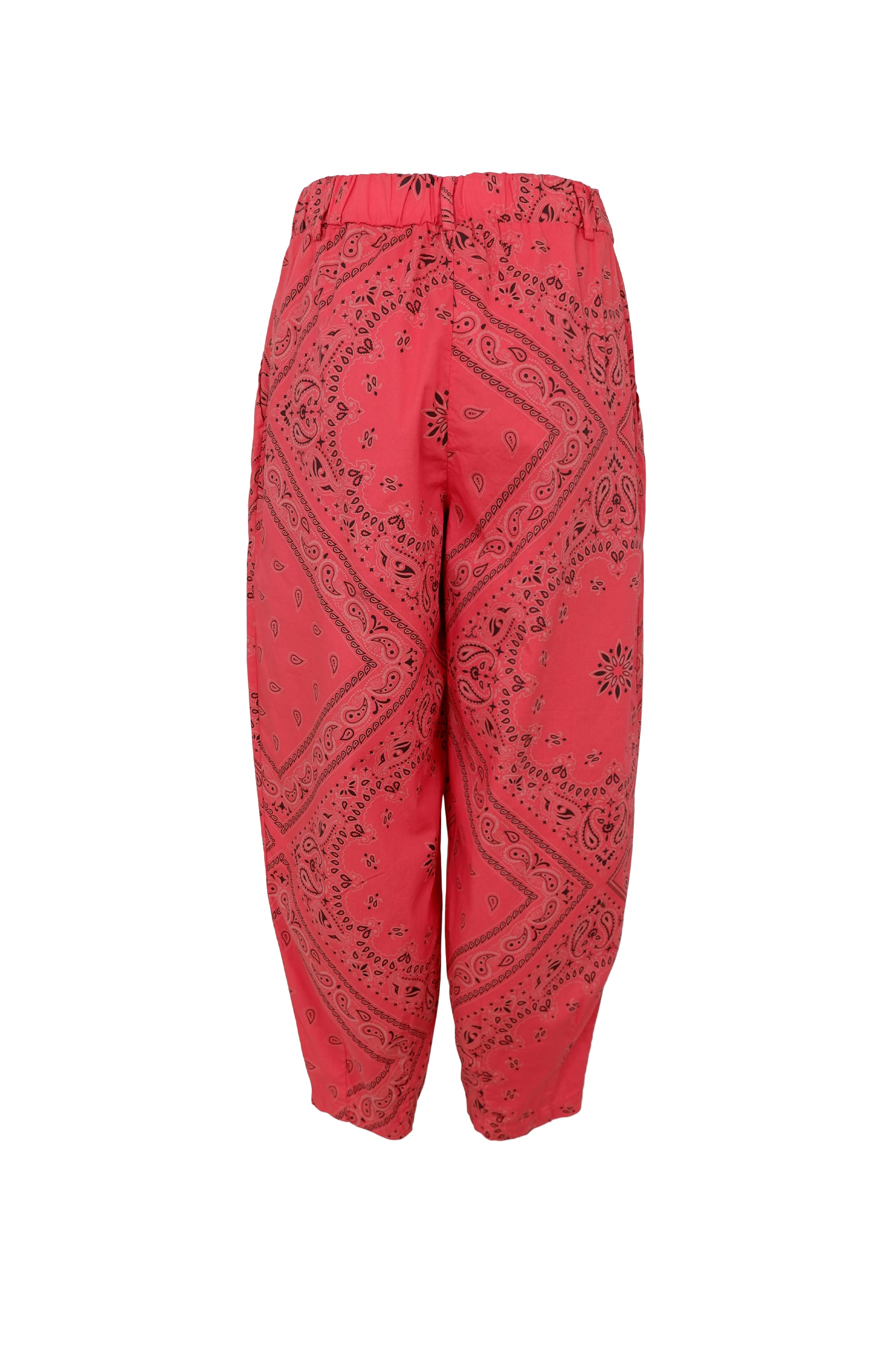 ABBIE Barrel Pant - Red Paisley