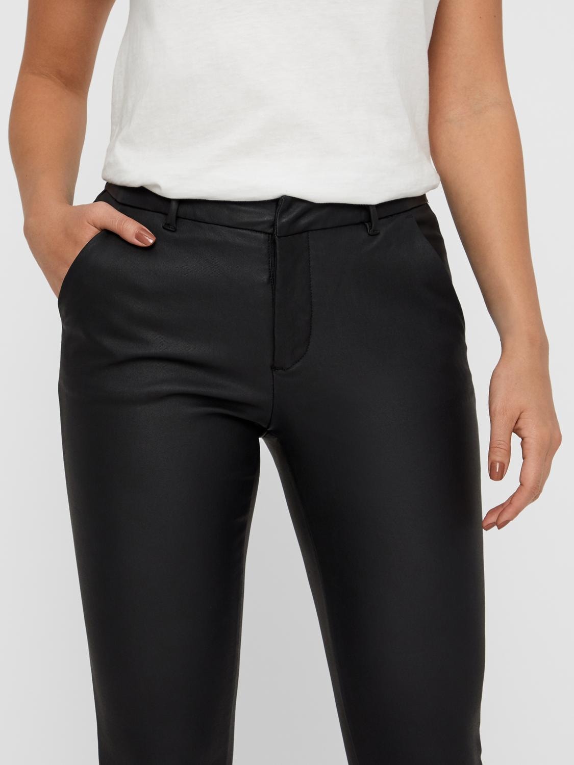 Leah classic coated pant black