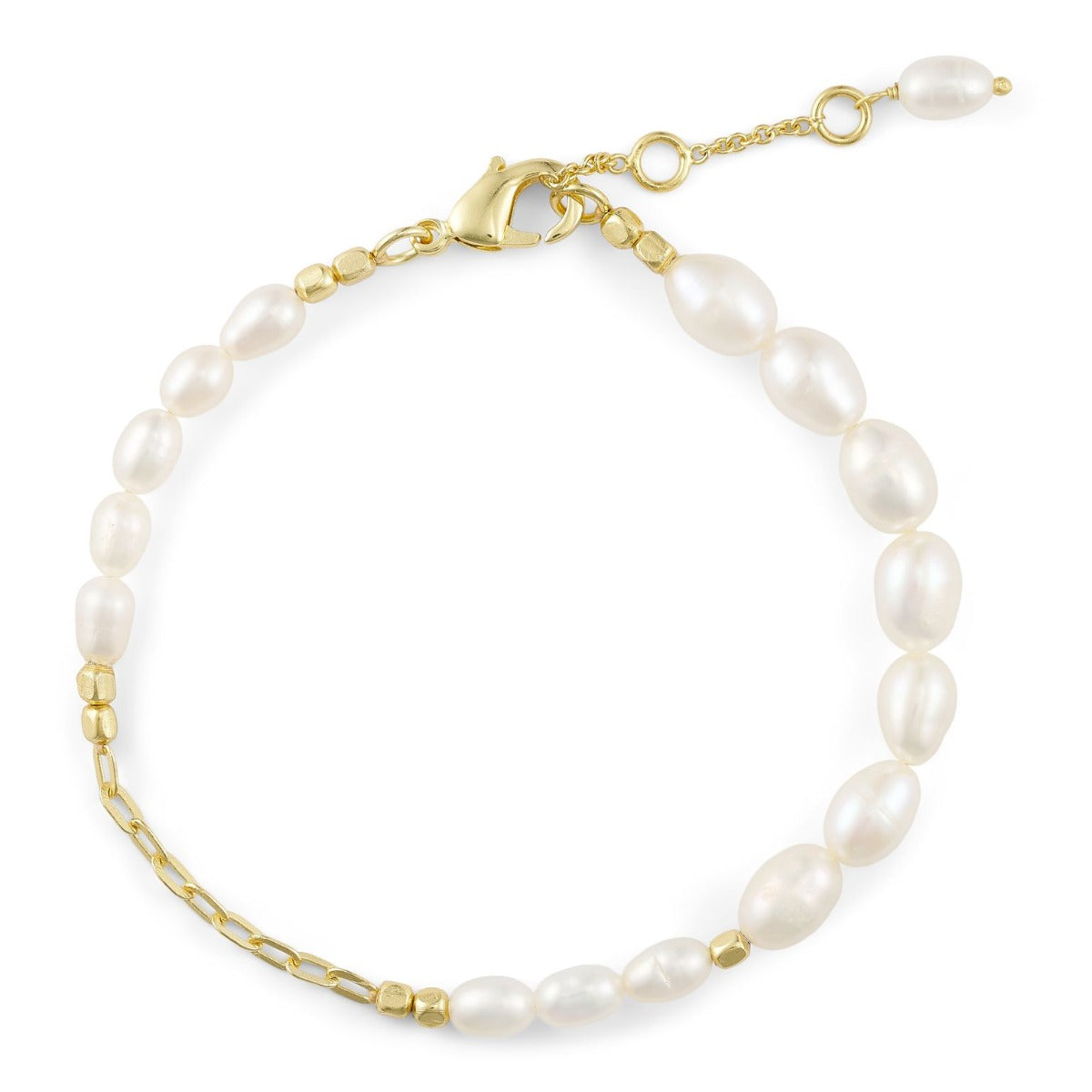 Pure by nat bracelet with freshwater pearls
