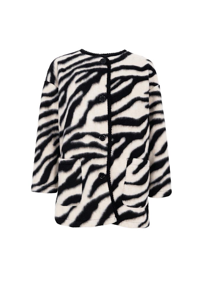 Zeleste fleece jacket zebra