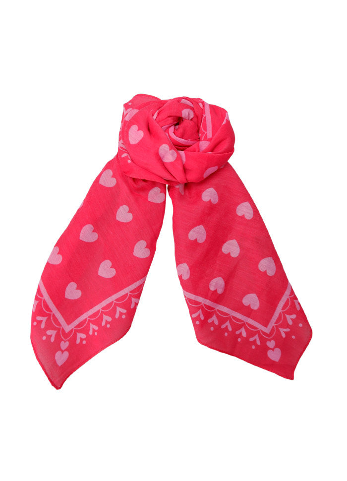 Claudia love mini scarves red/pink