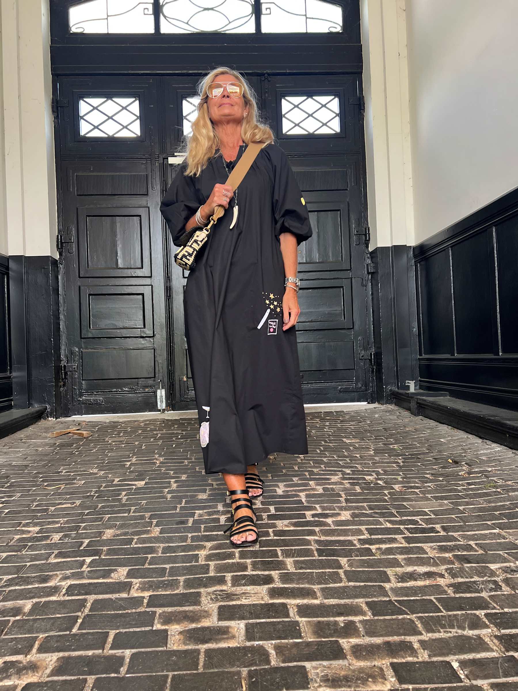 OYSTER DRESS - Black