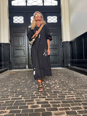 OYSTER DRESS - Black